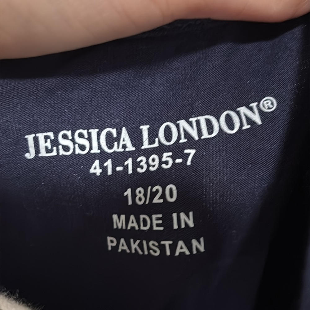 Jessica London Dark Blue Tank Top 18/20 - Picture 2 of 5